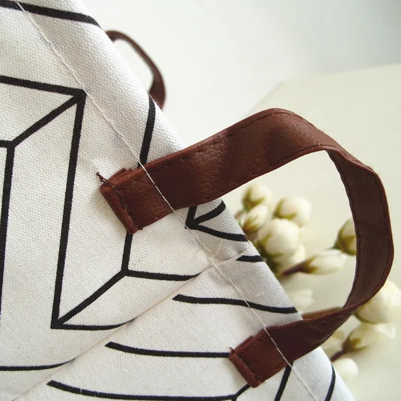 Panier de rangement en tissu grande capacité avec design ouvert pratique, idéal pour ranger les vêtements, les jouets et les articles divers
