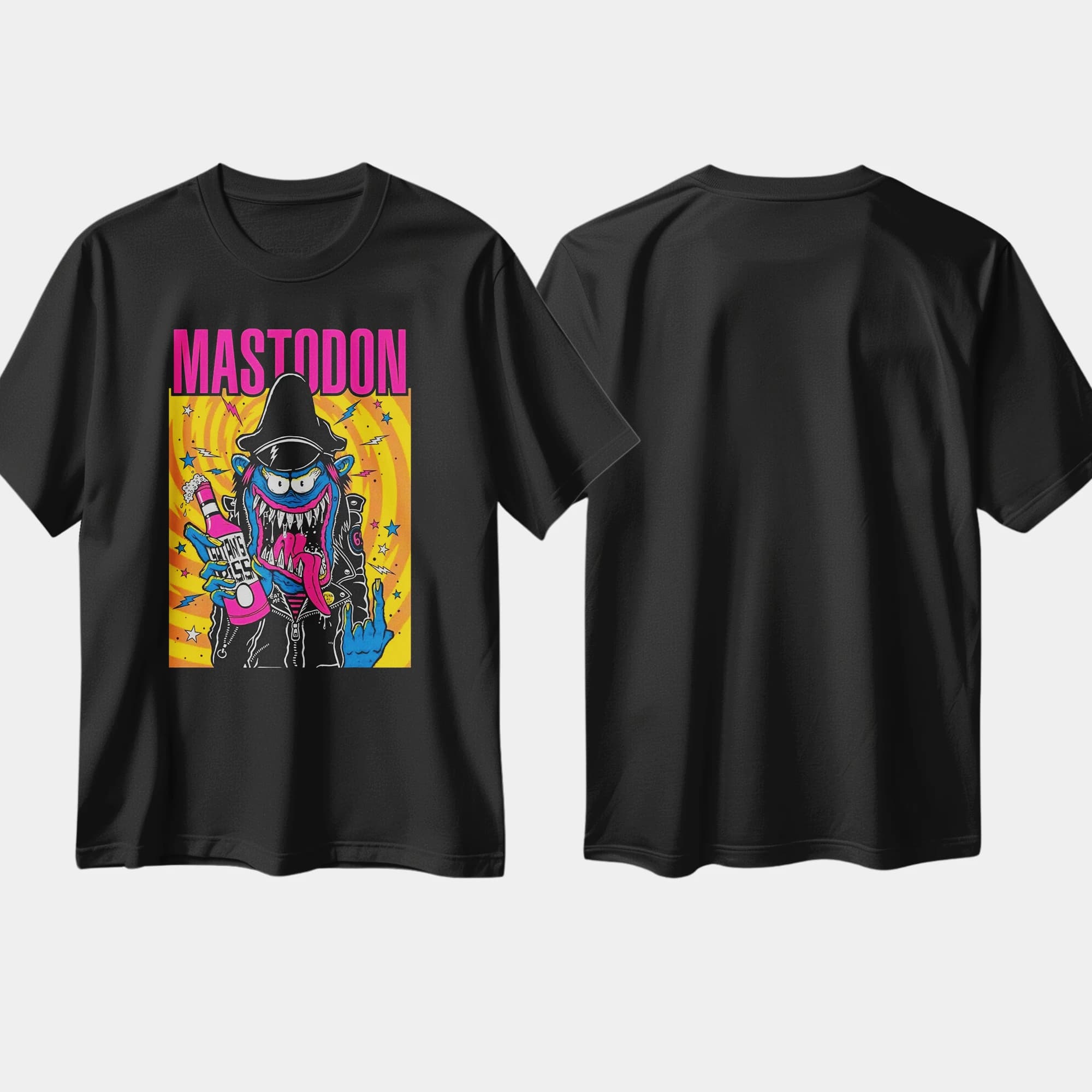 T-shirts Heavy Metal Band Rock pour Mastodons, 100% coton, col rond, chemise à manches courtes