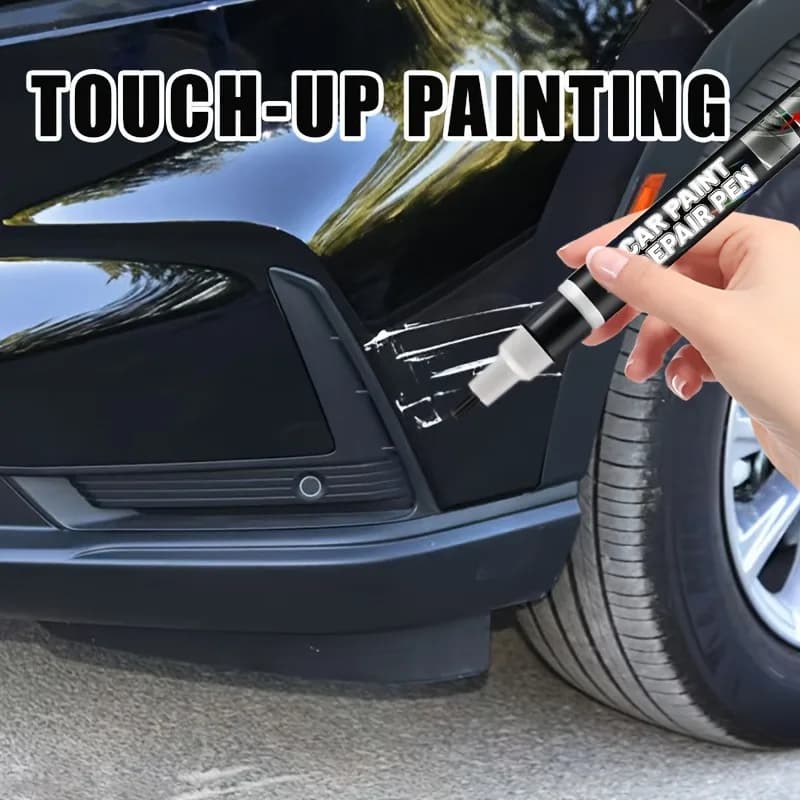 Stylo de peinture pour réparation des rayures de voiture : formule durable, finition lisse pour pièces métalliques automobiles et articles ménagers