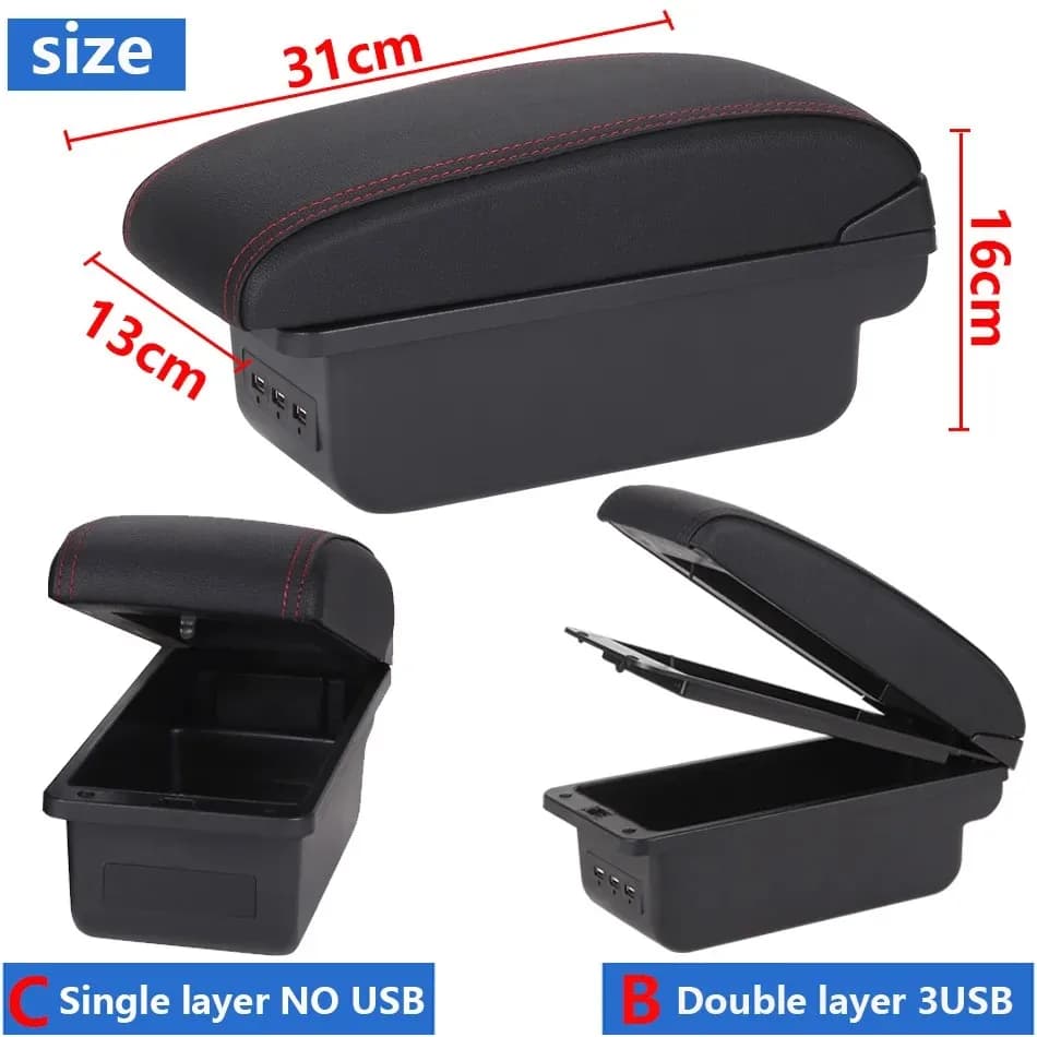 Accoudoir de voiture pour Seat Ibiza, boîte de rangement automatique, rénovation d'accessoires d'intérieur de voiture, pour Seat ARONA IBIZA 6L 6J 2017 – 2025