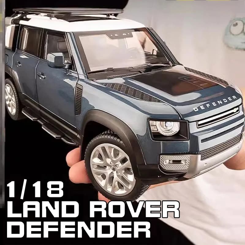 Grande 1:18 Échelle Land Rover Defender 110 Range Rover SV2022 Hors Route SUV Alliage En Métal moulé sous pression Modèle De Voiture Accueil À La Mode Ornements Jouet