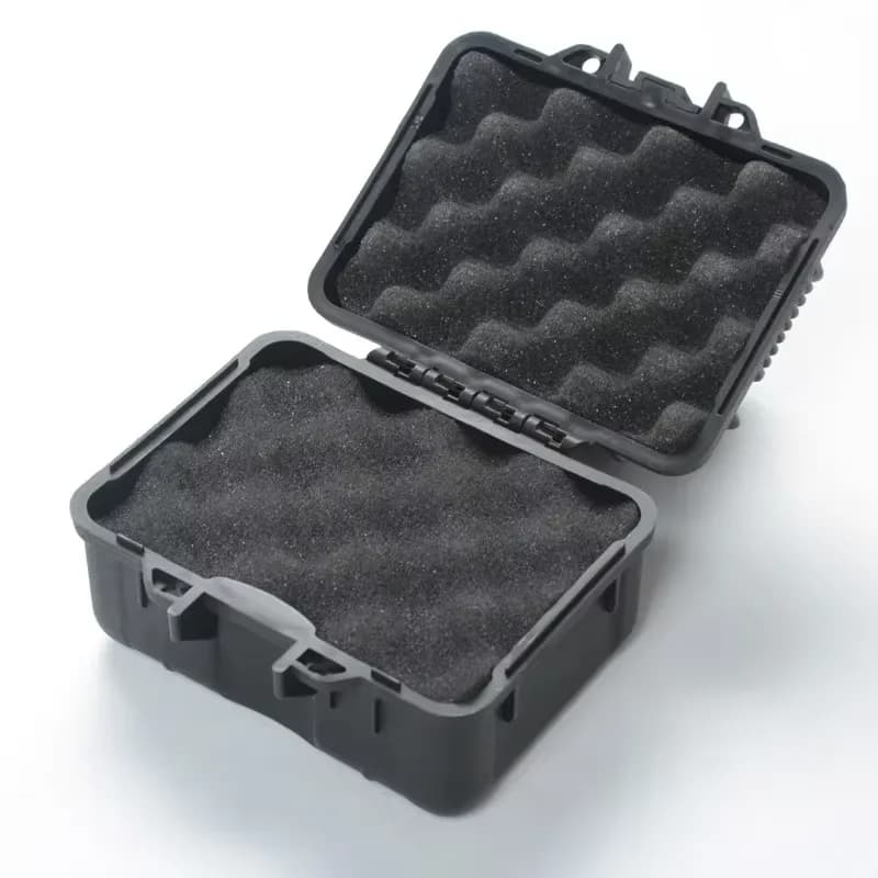 Boîte de 1 pièce avec mousse antichoc - Peut être utilisée pour le stockage extérieur de certains objets fragiles, tels que les appareils photo, les jumelles, les petits outils.