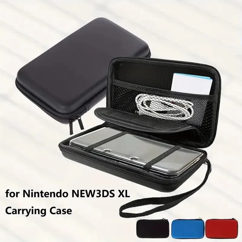 Boîte de rangement de mallette de transport pour NEW3DS XL, NEW3DS LL, 3DS XL et 3DS LL, sac de rangement pour console