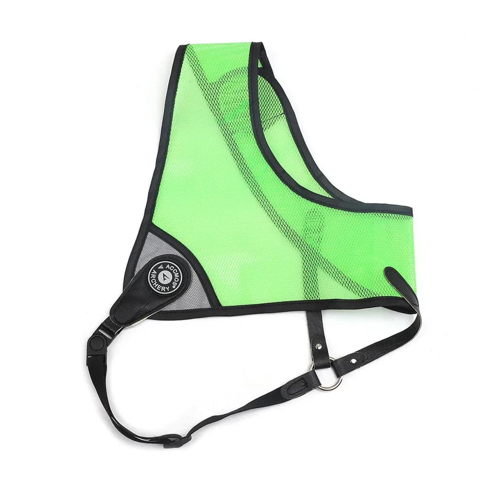 Protection de poitrine de tir à l'arc réglable, 1 couche, tissu respirant et durable, XS, S, M, L, XL pour les arcs droits classiques