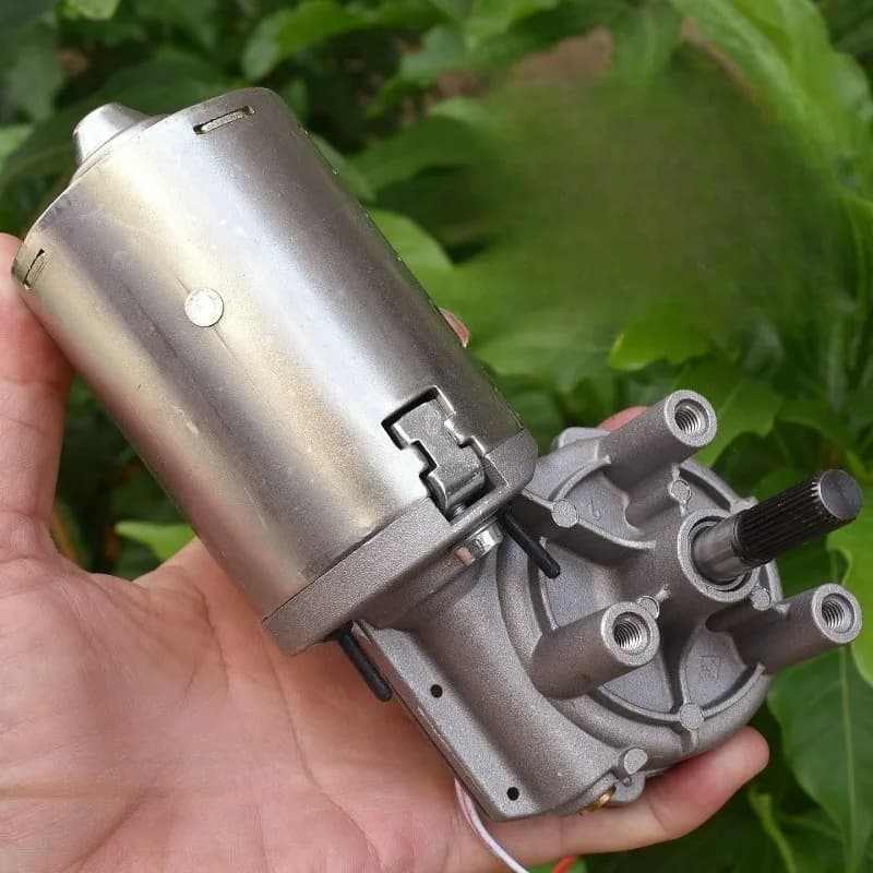 Porte de garage à bras oscillant, porte télécommandée, ouvre-porte électrique, moteur, DC24V, haute précision, moteur réducteur à vis sans fin