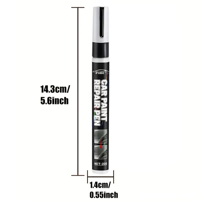 Stylo de peinture pour réparation des rayures de voiture : formule durable, finition lisse pour pièces métalliques automobiles et articles ménagers
