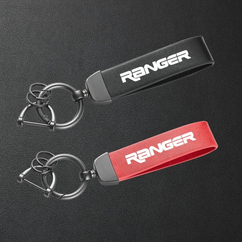Porte-clés de voiture en cuir de haute qualité, accessoires pour Ford Ranger