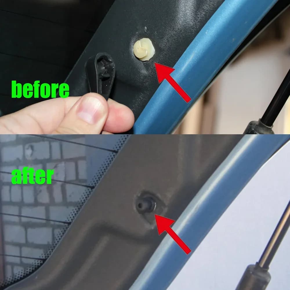 Clips d'étagère pour colis de voiture, 2 pièces, pour citroën SAXO C2 C3 XSARA Picasso DS3 XM, plateau de coffre arrière, crochet de démarrage, cordon, accessoires de sangle