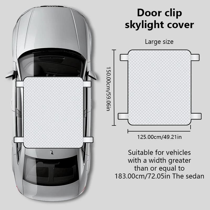SEAMETAL couverture d'ombre de toit ouvrant de voiture Protection solaire imperméable Protection contre la neige glacée Protection solaire couverture de toit de voiture pour berlines suv marchandises