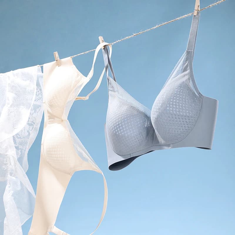 Soutien-gorge grande poitrine pour femme, soutien-gorge léger, respirant, sans couture, soutien doux, collection de seins, anti-affaissement, OWD6105