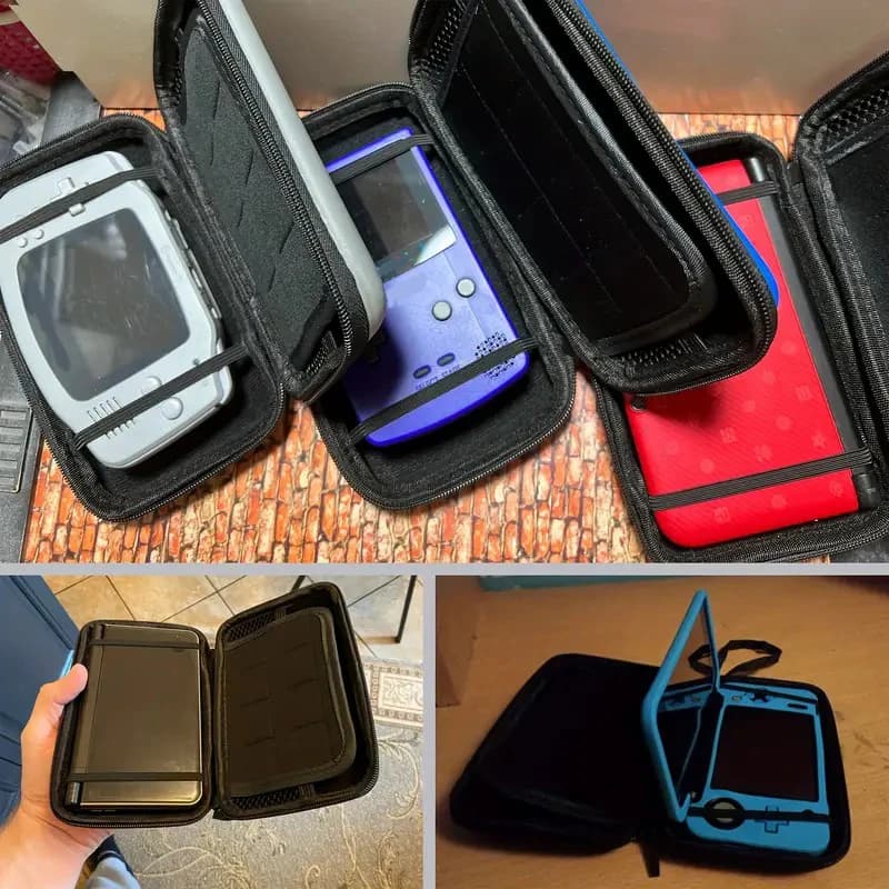 Boîte de rangement de mallette de transport pour NEW3DS XL, NEW3DS LL, 3DS XL et 3DS LL, sac de rangement pour console
