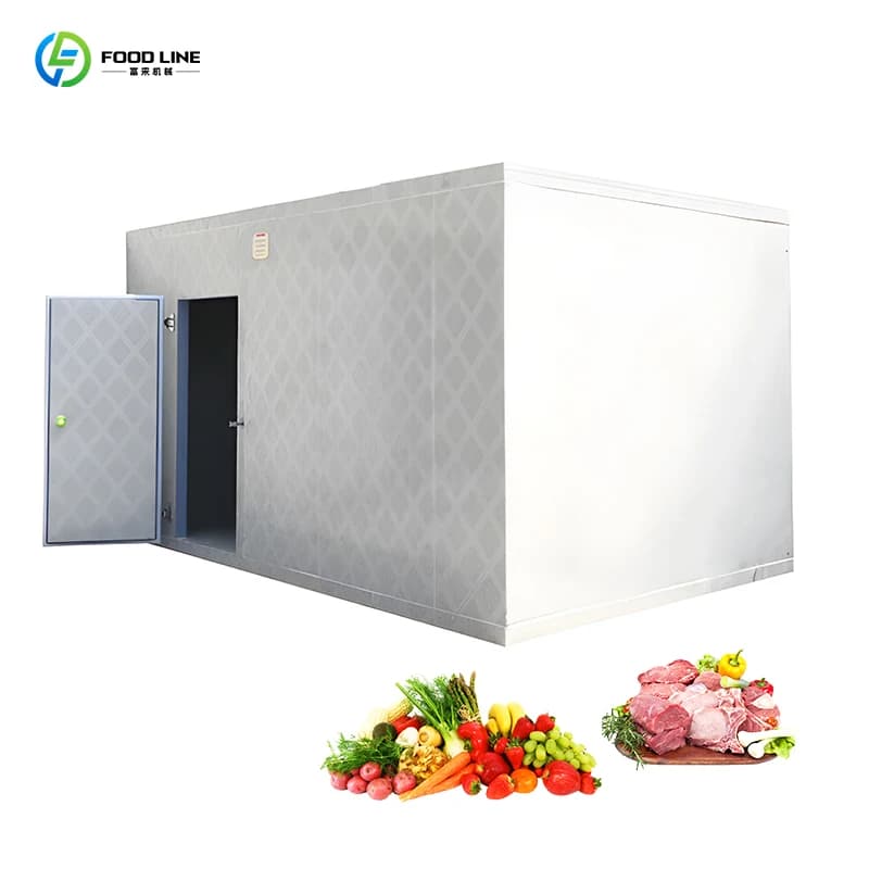 Congélateur refroidisseur grande capacité chambre froide stockage au froid pour viande légumes poisson fruits économie d'énergie refroidissement Stable
