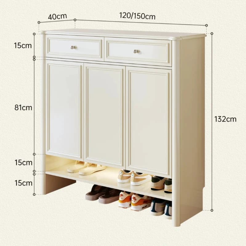 Meubles de rangement de luxe blancs pour chaussures, design fin et peu encombrant, pour entrée, petit meuble moderne Zapatero Organizador pour couloir