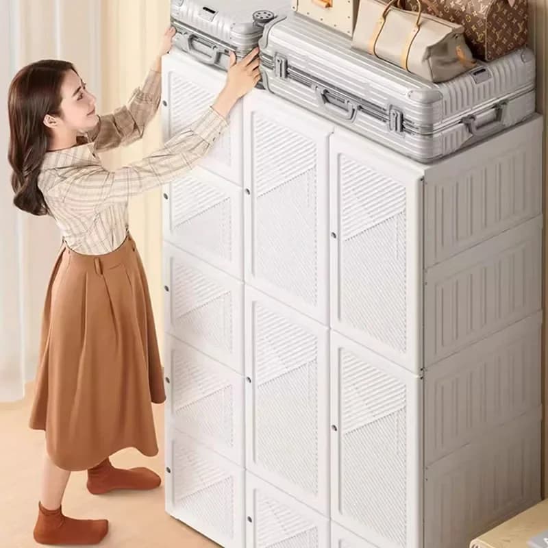 Organisateur de rangement pour placard de chambre, cubes de rangement pour vêtements, livraison gratuite, cloisons de placard, armoire portable, Guarda Roupa, mobilier de maison