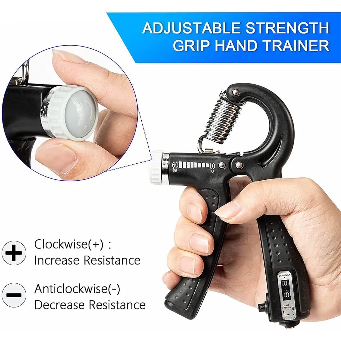 Renforceur de poignées pour hommes et femmes, masseur de bras à ressort, extenseur, exercice des mains, gymnastique, Fitness, entraînement, pince de poignet