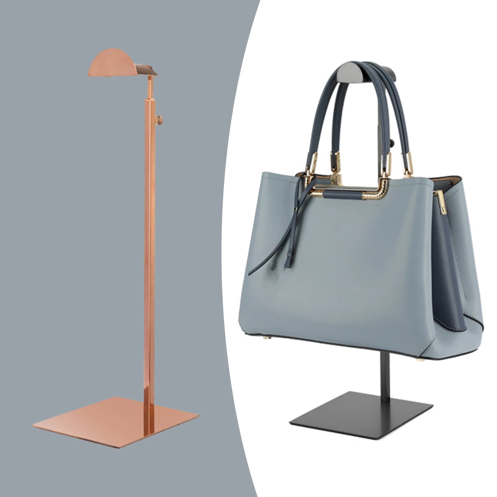 Présentoir de sac à main réglable, sac suspendu, étagère de sac à main, présentoir de sacs à main, support organisateur, support de rangement