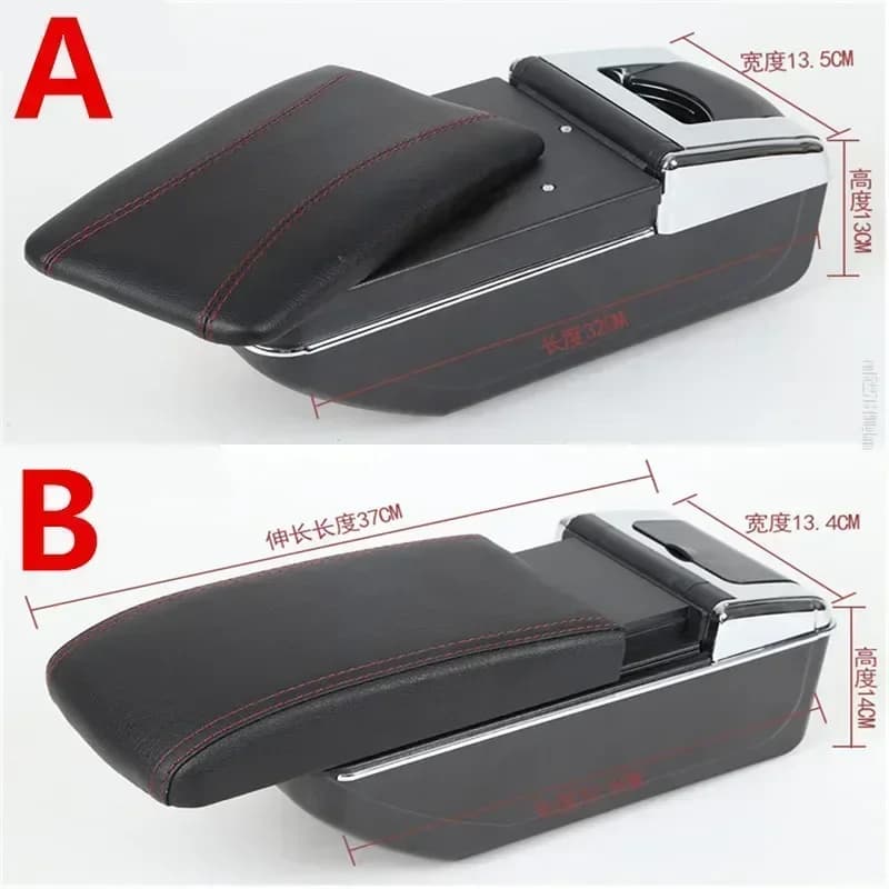 Accoudoir de voiture pour Seat Ibiza, boîte de rangement centrale, rénovation intérieure avec USB, accessoires de voiture, pour Seat Ibiza 6j Ibiza 6L
