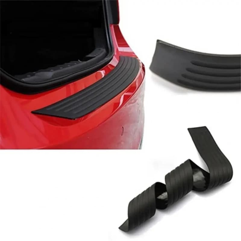 Bande de protection anti-rayures pour seuil de coffre de voiture, pour Skoda Kamiq, protection en caoutchouc pour pare-chocs arrière, autocollant décoratif