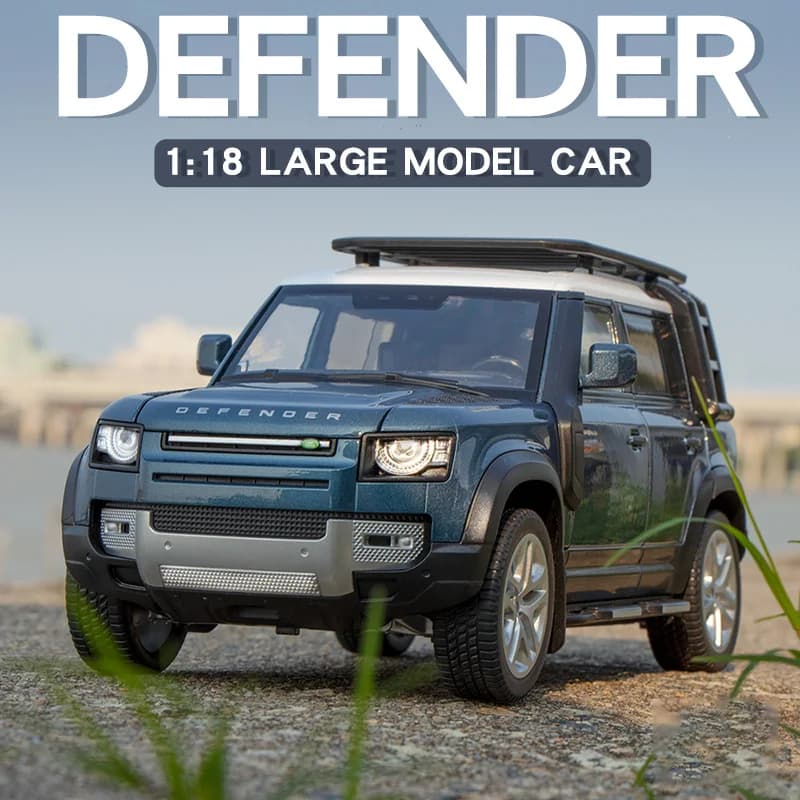 Grande 1:18 Échelle Land Rover Defender 110 Range Rover SV2022 Hors Route SUV Alliage En Métal moulé sous pression Modèle De Voiture Accueil À La Mode Ornements Jouet