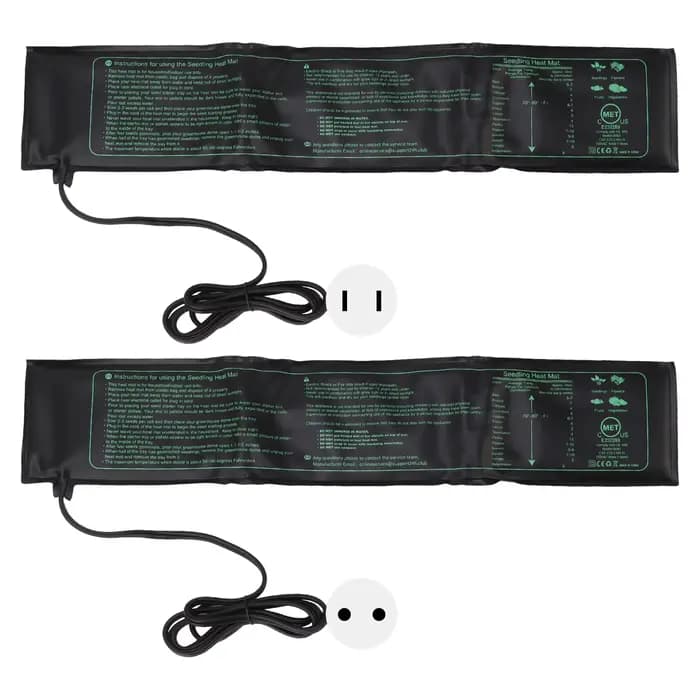 Coussin chauffant hydroponique pour semis, imperméable, pliable, sûr, polymères thermiques, adapté à