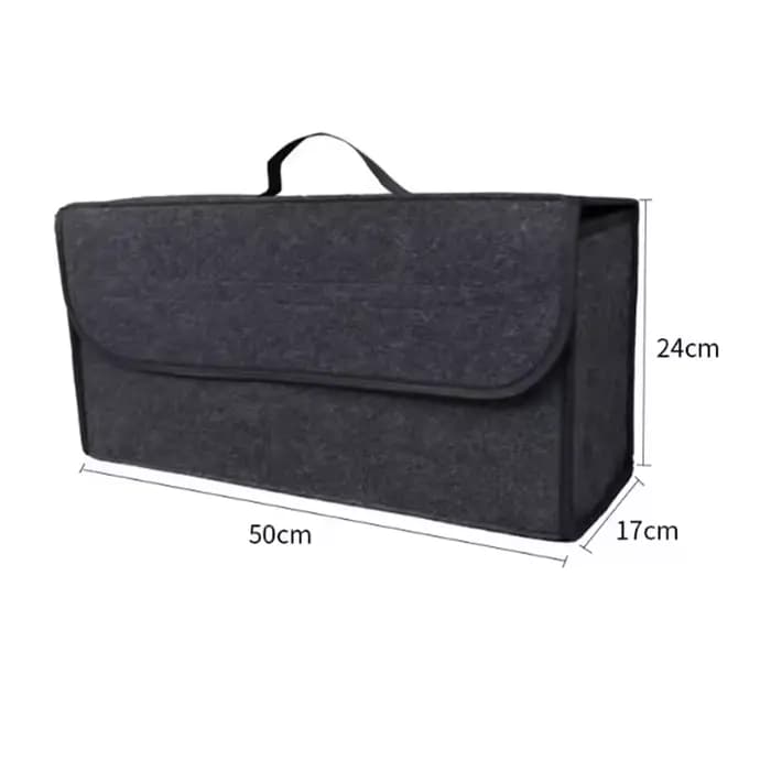 Organisateur de coffre 2026 avec couvercle, sac de rangement robuste pour voiture, organisateur de c