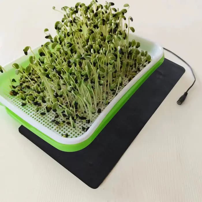 Tapis chauffant pour semis avec 3 températures réglables