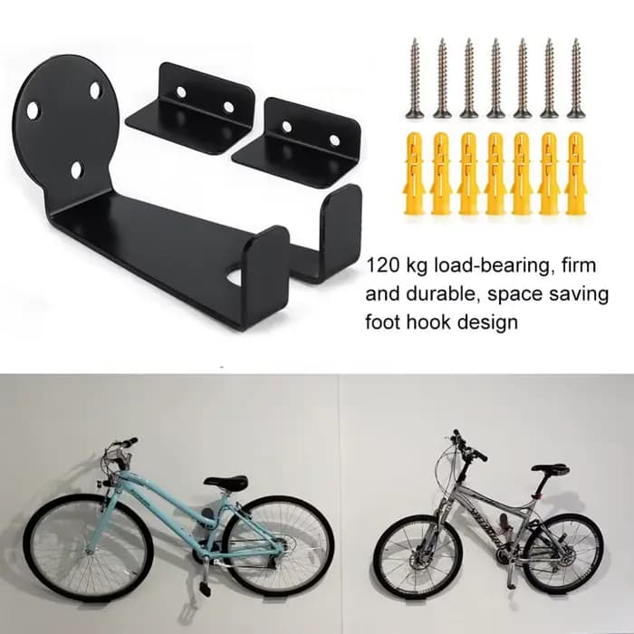 Support mural en fer pour vélo