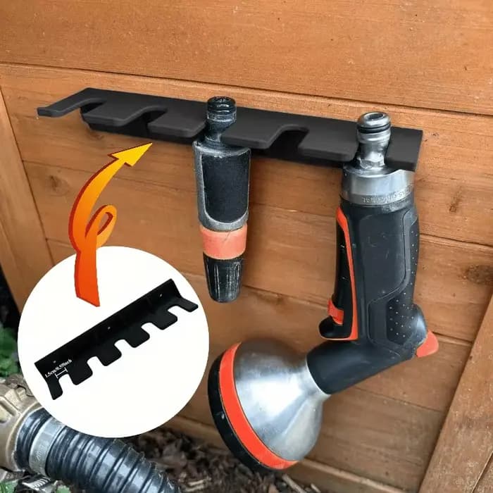 Support de rangement pour pistolet d'arrosage de jardin à 5 trous
