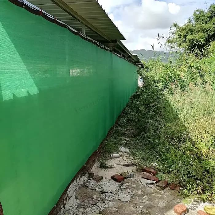 Filet d'ombrage vert anti-UV HDPE