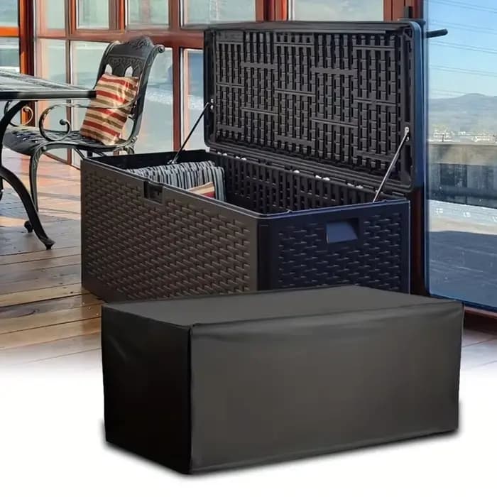 Housse de protection 210D pour bac de rangement extérieur