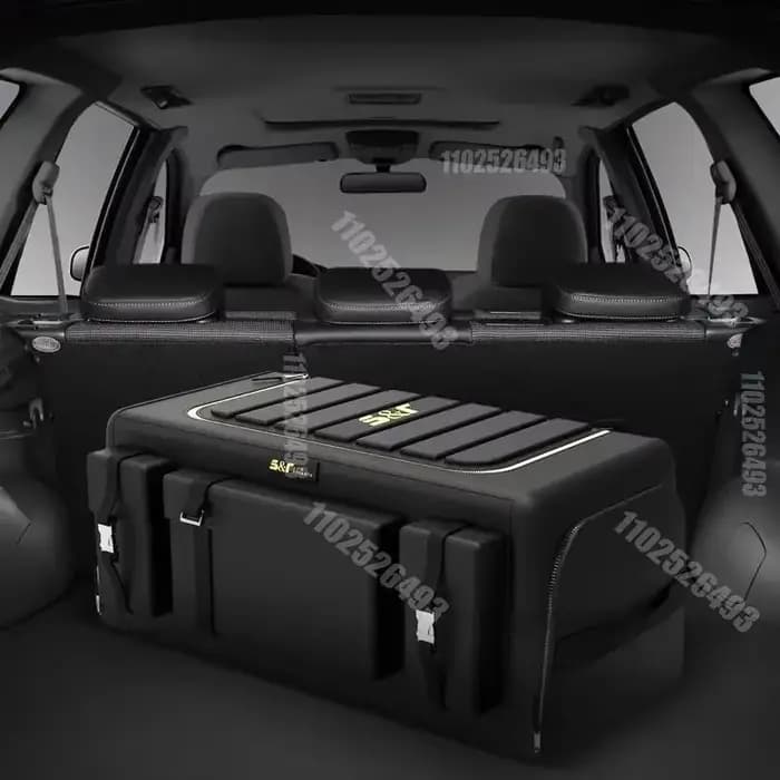Organisateur de rangement de coffre avec couvercle