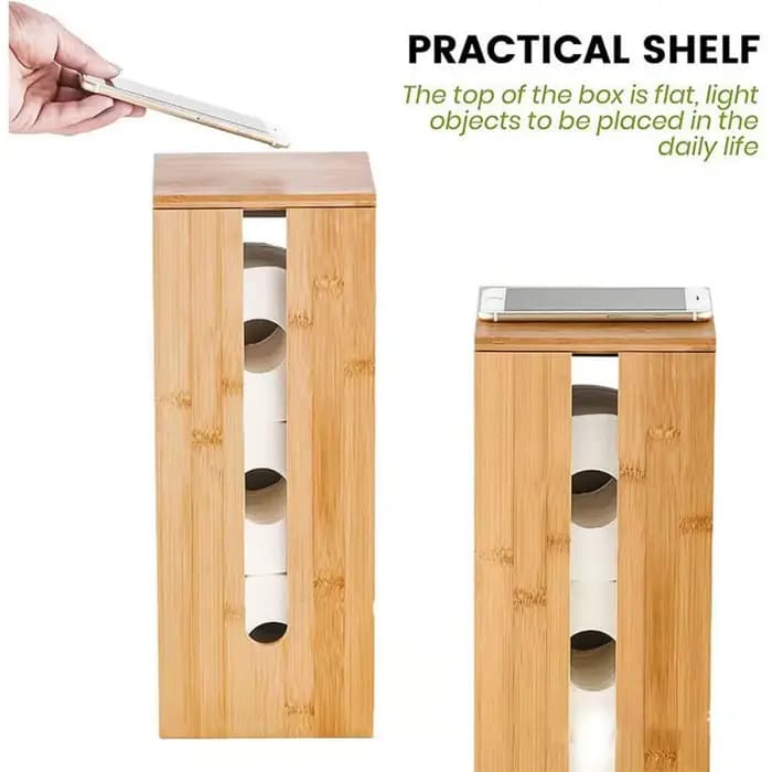 Boîte de rangement pour rouleaux de papier de grande capacité