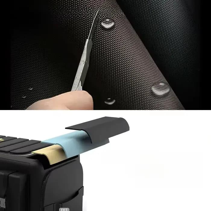 Organisateur de coffre de voiture avec couvercle