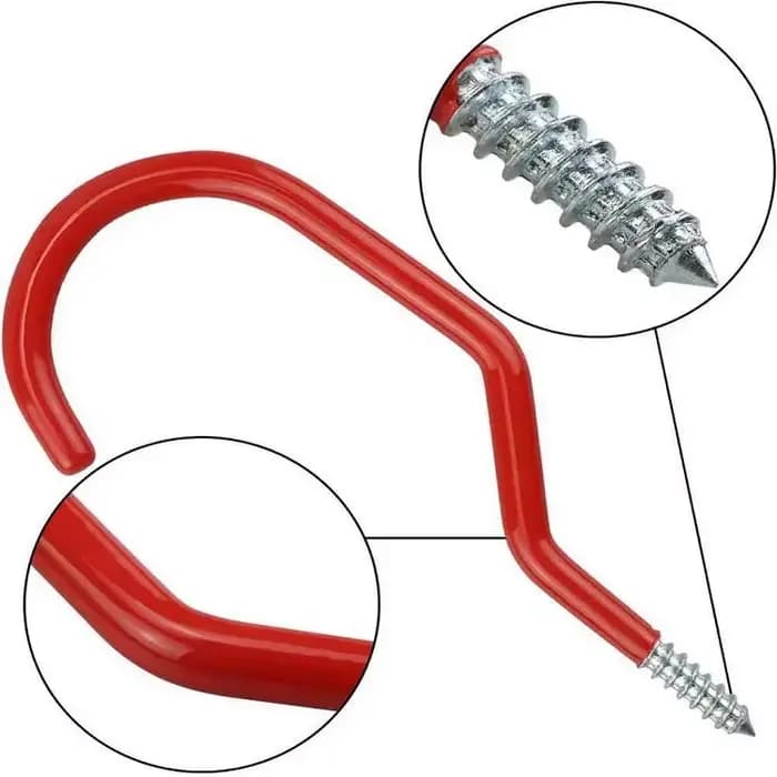Paquet de 6 crochets de rangement pour vélo