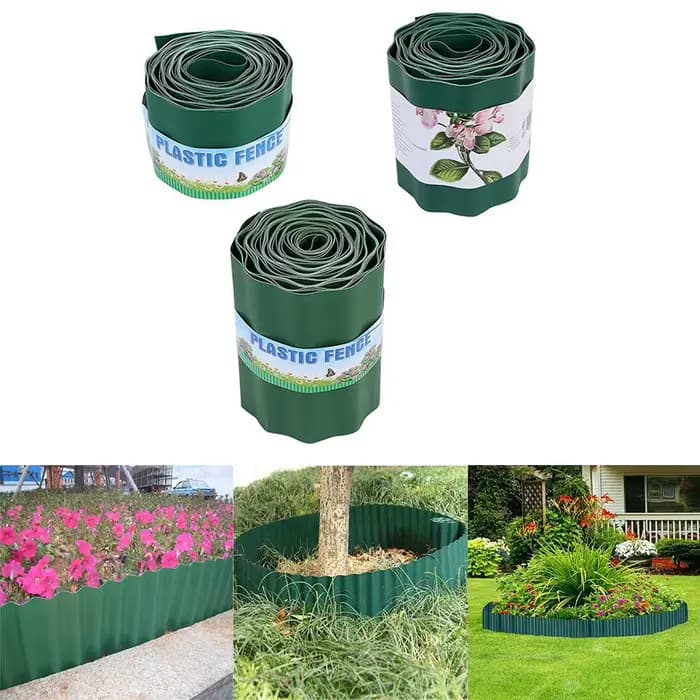9M jardin herbe pelouse bord bordure clôture chemin Flexible