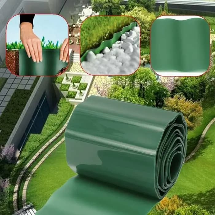 9M jardin herbe pelouse bord bordure clôture chemin Flexible
