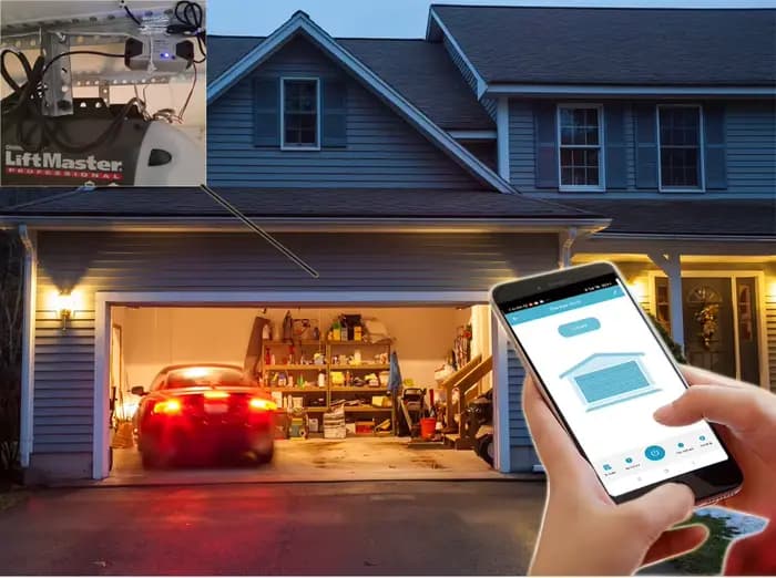 Contrôleur d'ouverture de porte de garage intelligent