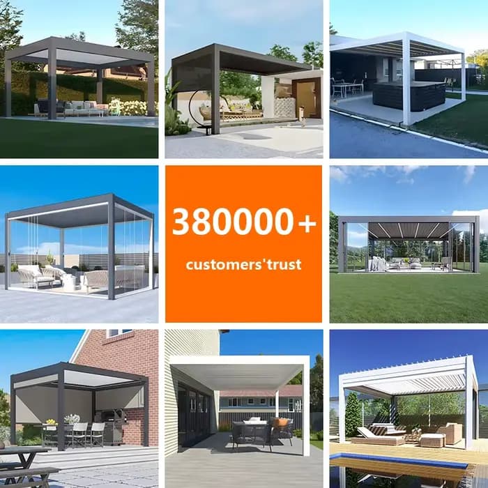 Pergola en aluminium thermolaqué écologique