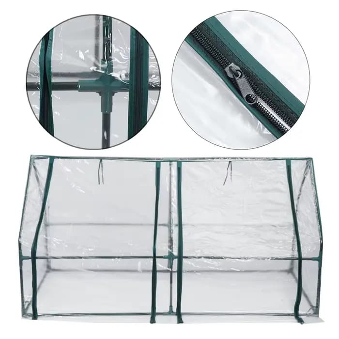 Serre avec Couverture Transparente en PVC