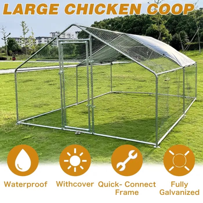 Poulailler de grande taille 4x3x2m