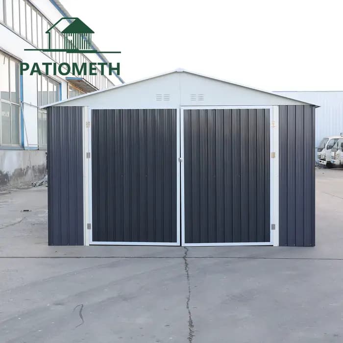 Abri de voiture moderne en acier 12ft x 19ft