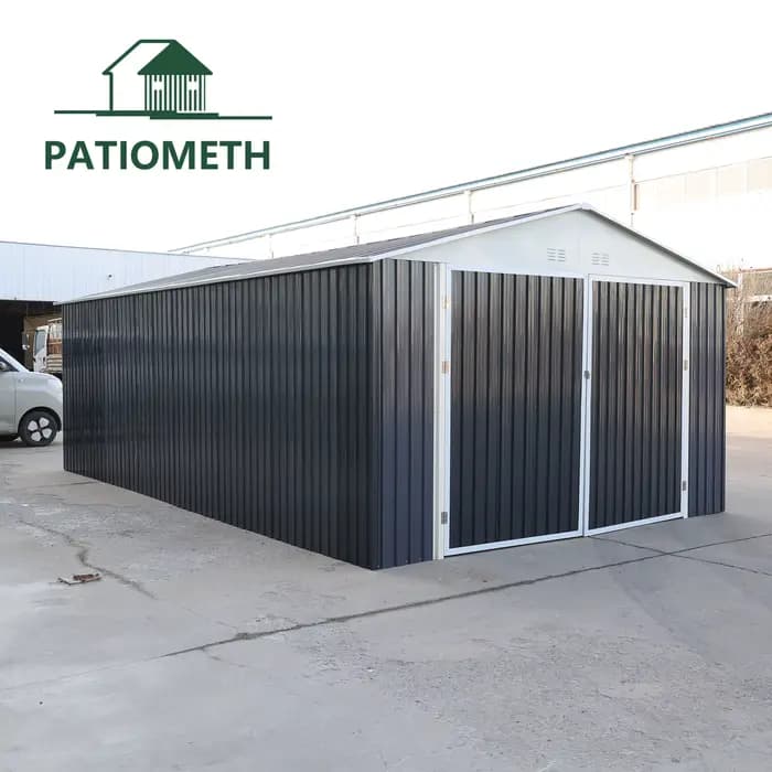 Abri de voiture moderne en acier 12ft x 19ft