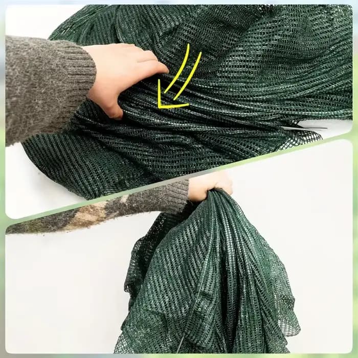 Serre de tunnel de jardin à cadre métallique durable de 10 pieds avec filet d'ombrage et couvercle en plastique pour la protection des plantes