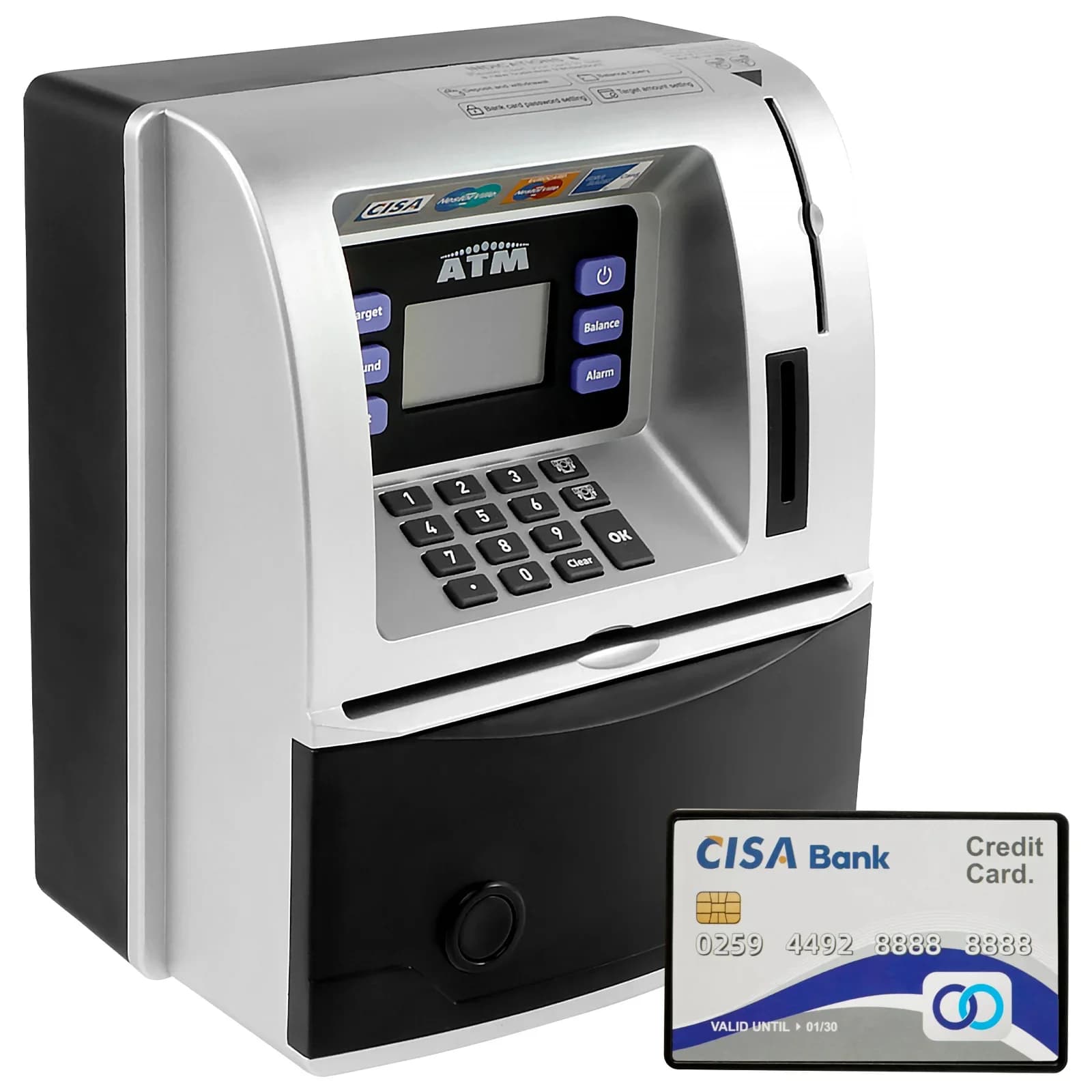 ATM tirelire automatique Mini coffre-fort pièces de monnaie économie d'argent tirelire numérique éle