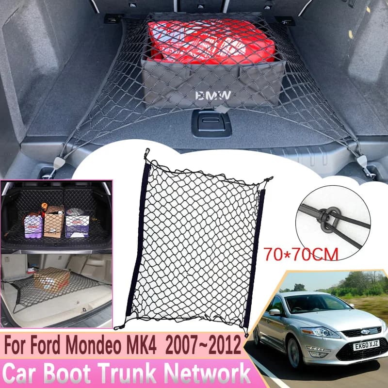 Crochets de réseau de coffre de voiture pour Ford Mondeo, MK4, 2007, 2008, 2009, 2010, 2011, 2012, f