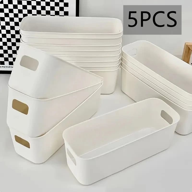 Boîte de rangement multifonctionnelle, 10 pièces, boîte de rangement de bureau durable de grande cap