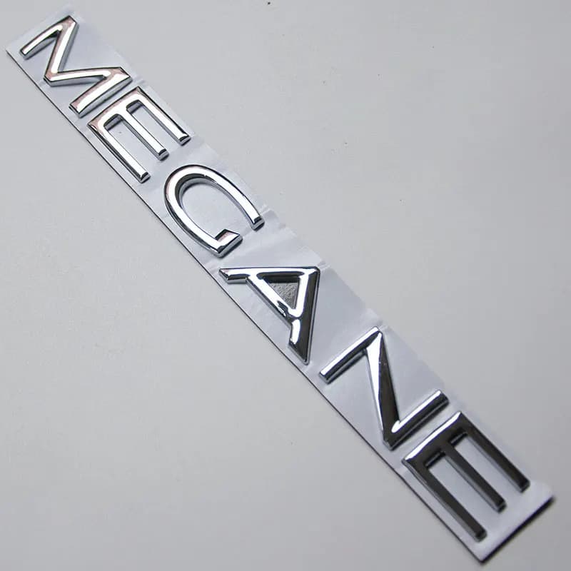Autocollants de coffre avec lettres MEGANE, pour Renault MEGANE 1 2 3 4 MK1 MK2 MK3 MK4 RS, accessoi