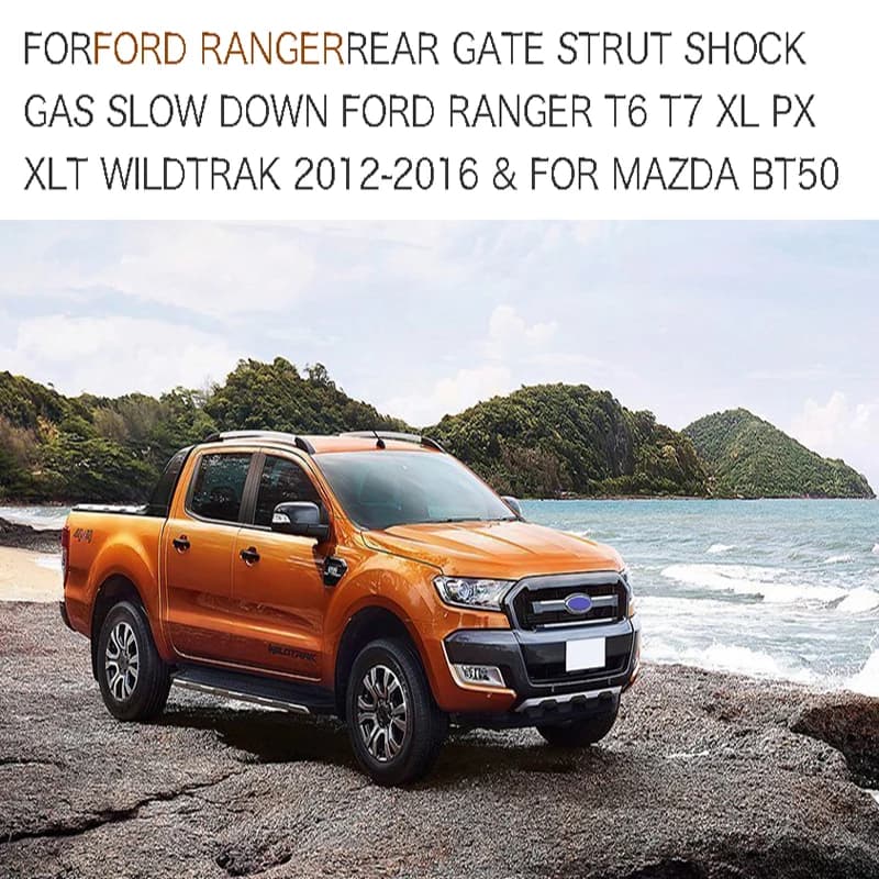 Amortisseur de hayon arrière pour Ford Ranger, amortisseur de gaz, élévateur de support, accessoires de voiture, 2012, 2013, 2014, 2015, 2016, 2 pièces