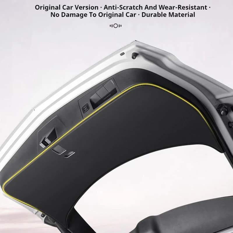 Protection de hayon en cuir pour Hyundai Tucson L Custo 2006-2025, accessoires intérieurs de voiture pour la protection de la porte arrière du coffre