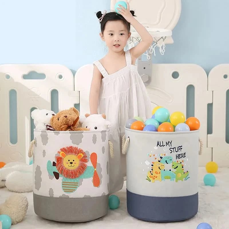 Mir de rangement pliant pour linge de maison, armoire en tissu, bureau, chambre à coucher, Cisco, jouets, panier à linge avec poignée